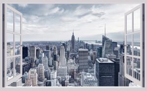 Вид из окна на Нью-Йорк 2424-М